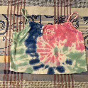 PacSun tie dye crop top